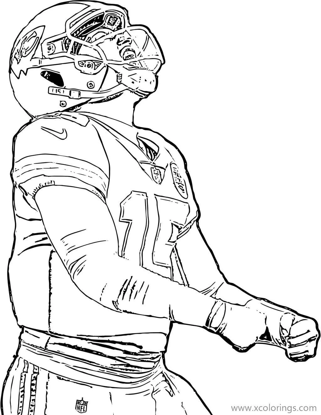 Patrick Mahomes Coloring Pages 5