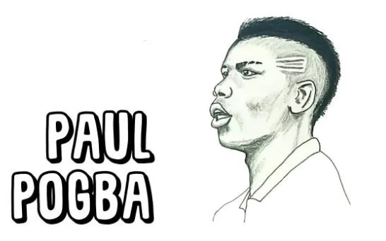 Paul Pogba Coloring Pages 1