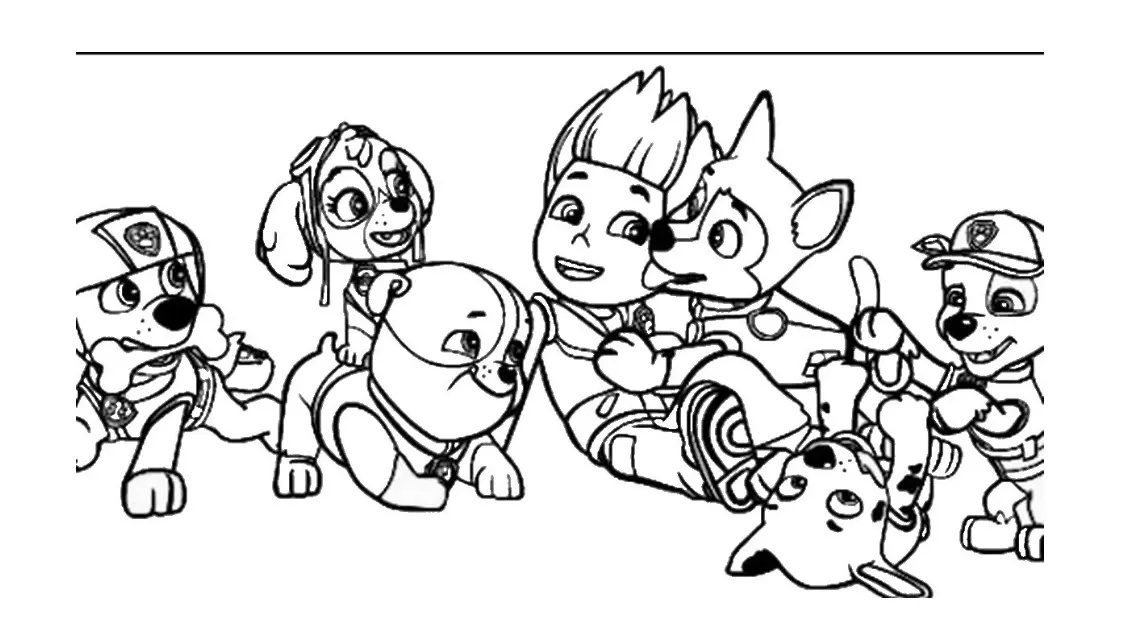 Paw Patrol Para Colorear 57