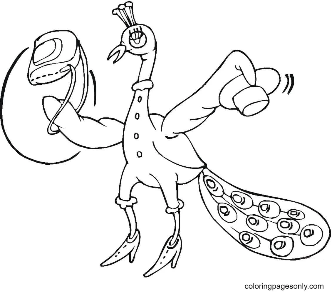 Peacock Coloring Pages 37