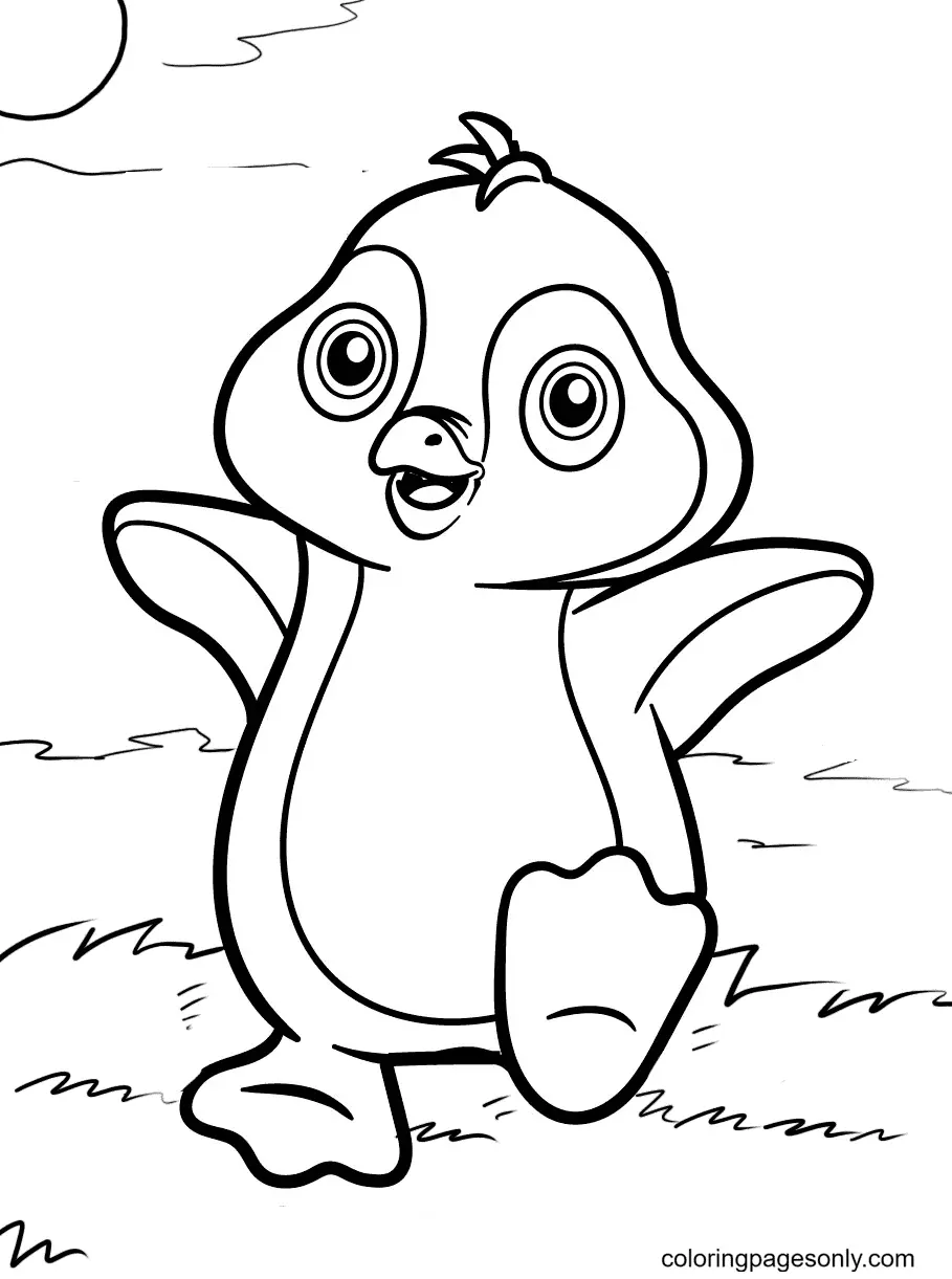 Penguin Coloring Pages 67