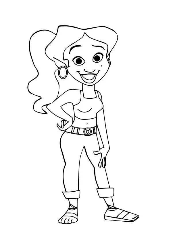 Penny Proud Para Colorear 5