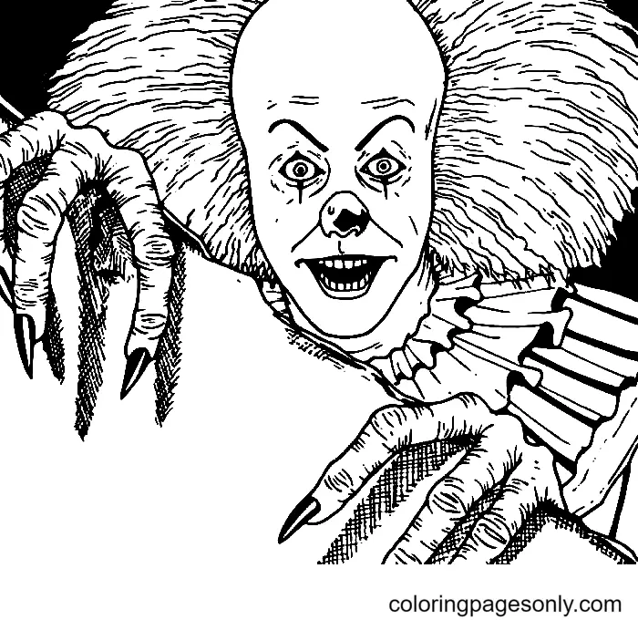 Pennywise Coloring Pages 19