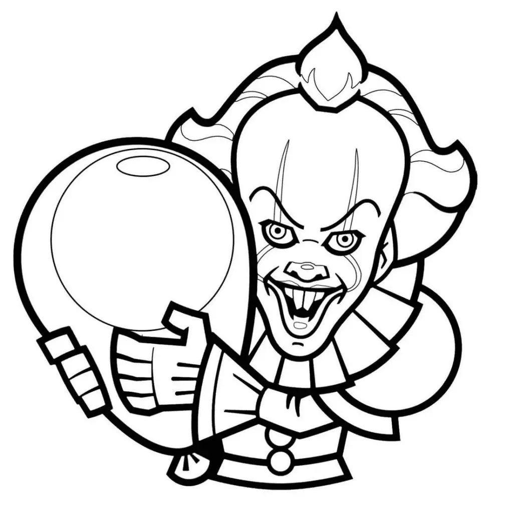 Pennywise Coloring Pages 35