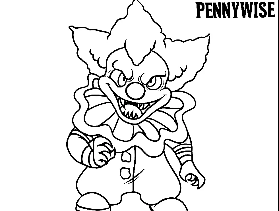 Pennywise Coloring Pages 42