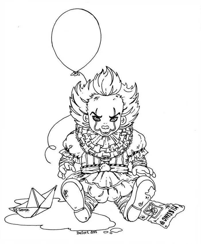 Pennywise Coloring Pages 46