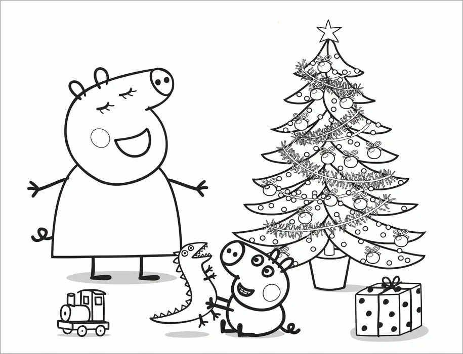 Desenhos de Peppa Pig Para Colorir 26