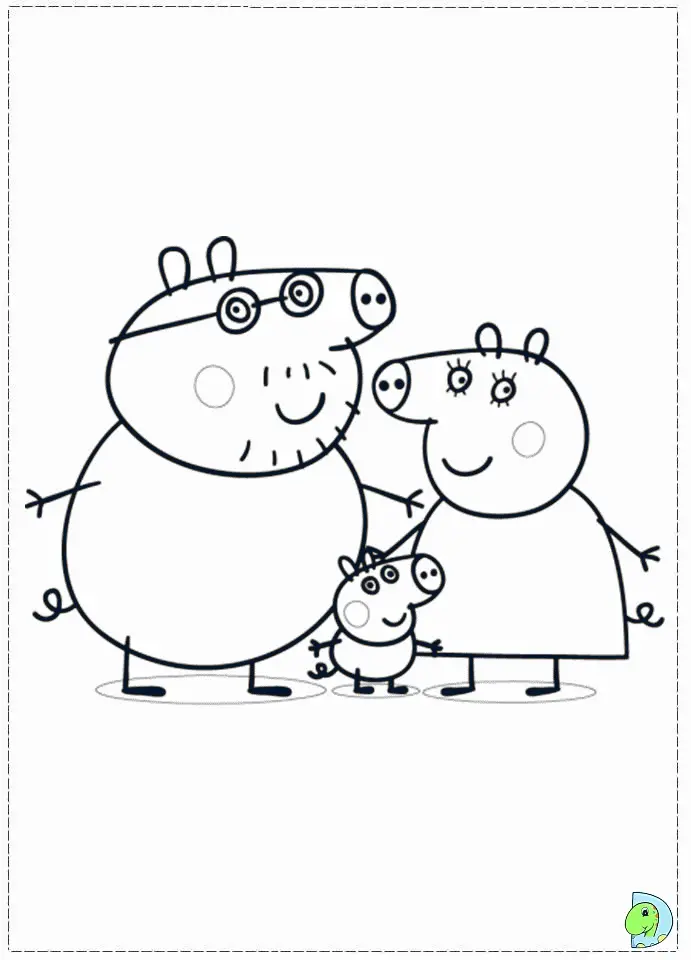 Desenhos de Peppa Pig Para Colorir 32