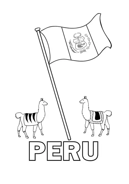 Peru Para Colorir 13