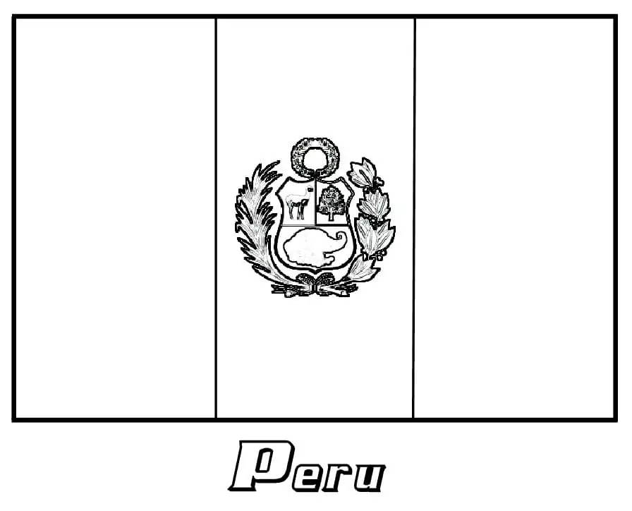 Peru Para Colorir 2