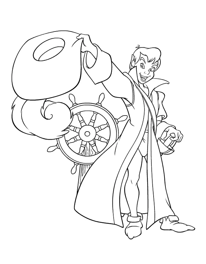 Desenhos de Peter Pan Para Colorir 71
