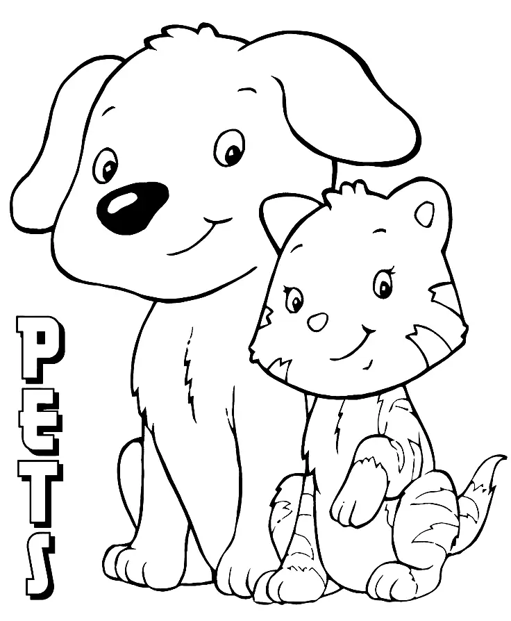 Pets Coloring Pages 29