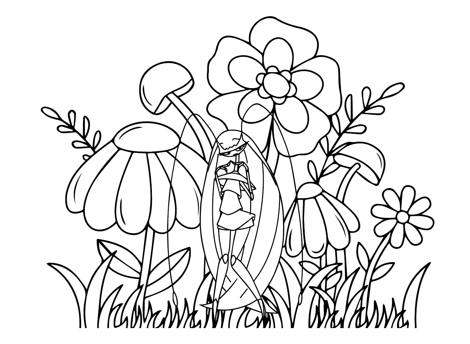 Pheromosa Coloring Pages 1