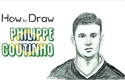 Desenhos de Philippe Coutinho Para Colorir