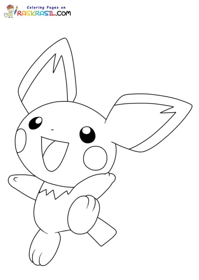 Pichu Coloring Pages 23