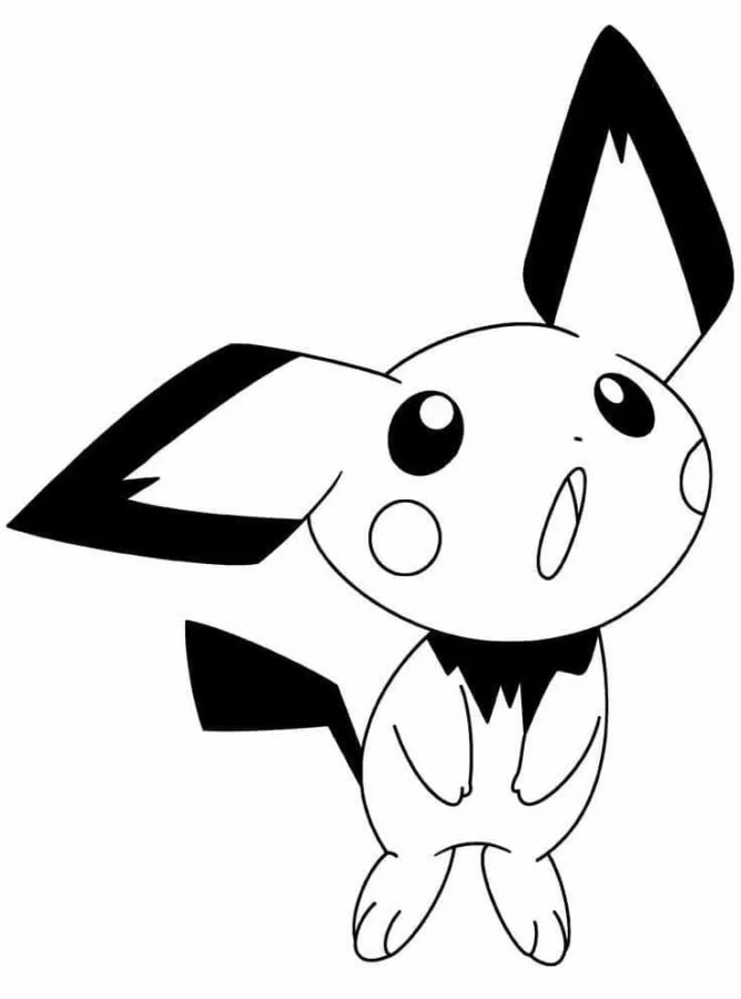 Pichu Coloring Pages 39