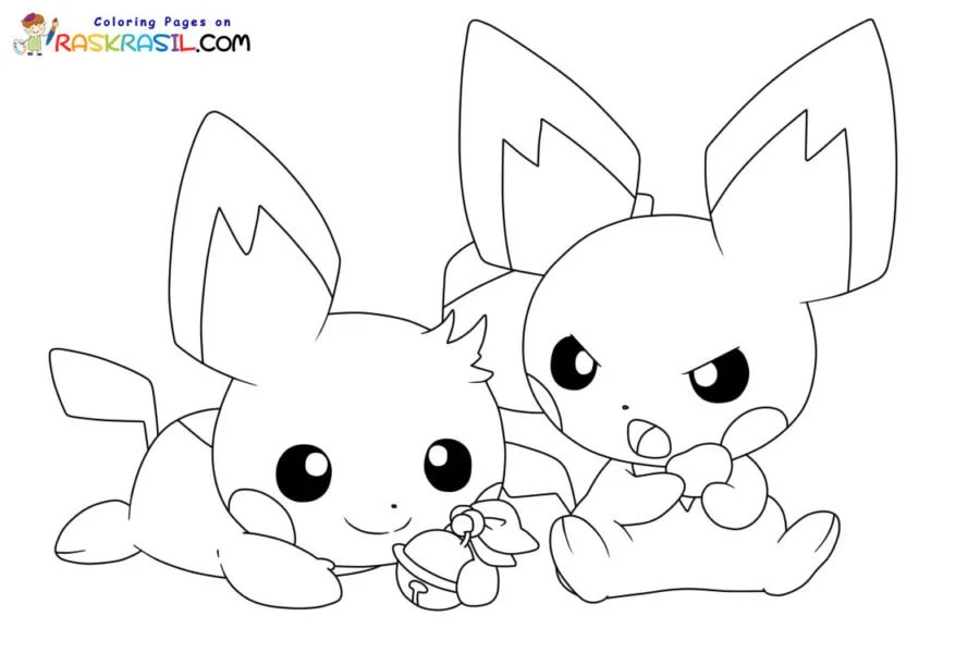 Pichu Coloring Pages 4