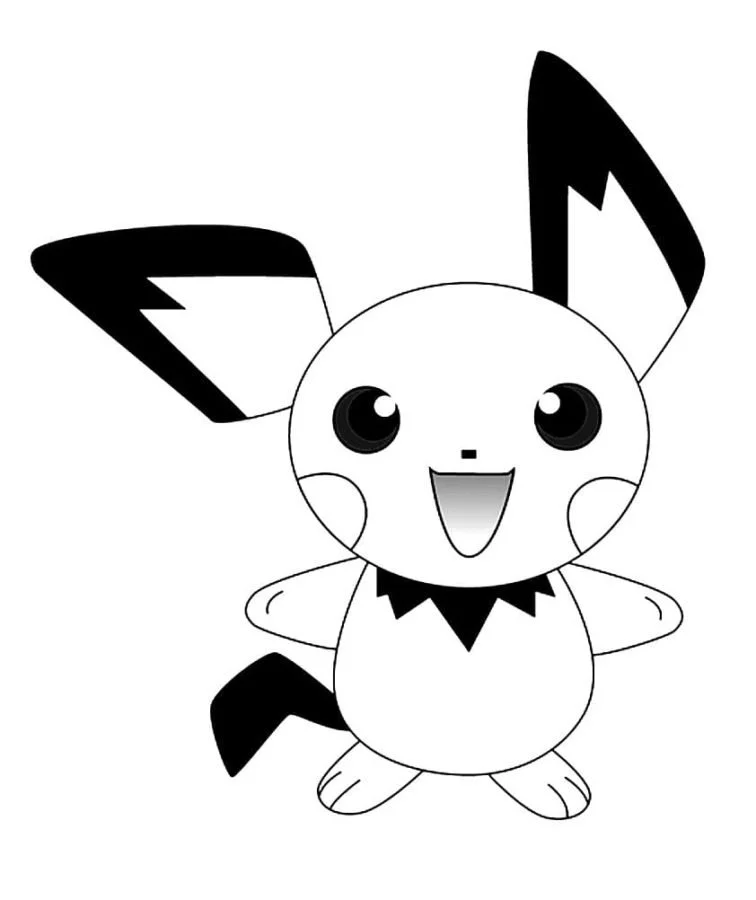 Pichu Coloring Pages 41