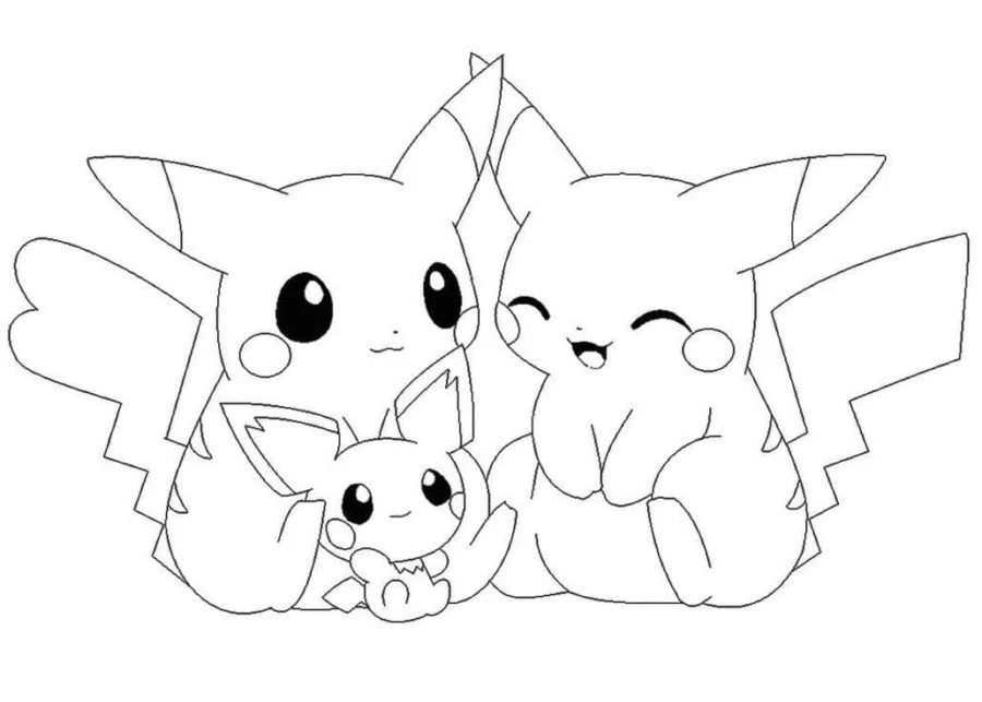 Pichu Coloring Pages 6