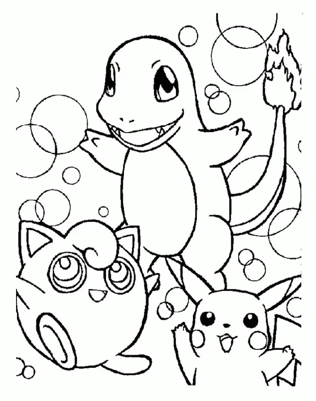 Pickachu Para Colorear 49