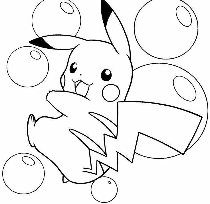 Pickachu Coloring Pages 52