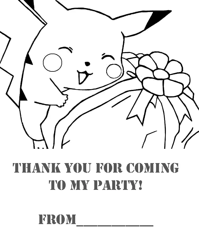 Pickachu Coloring Pages 54