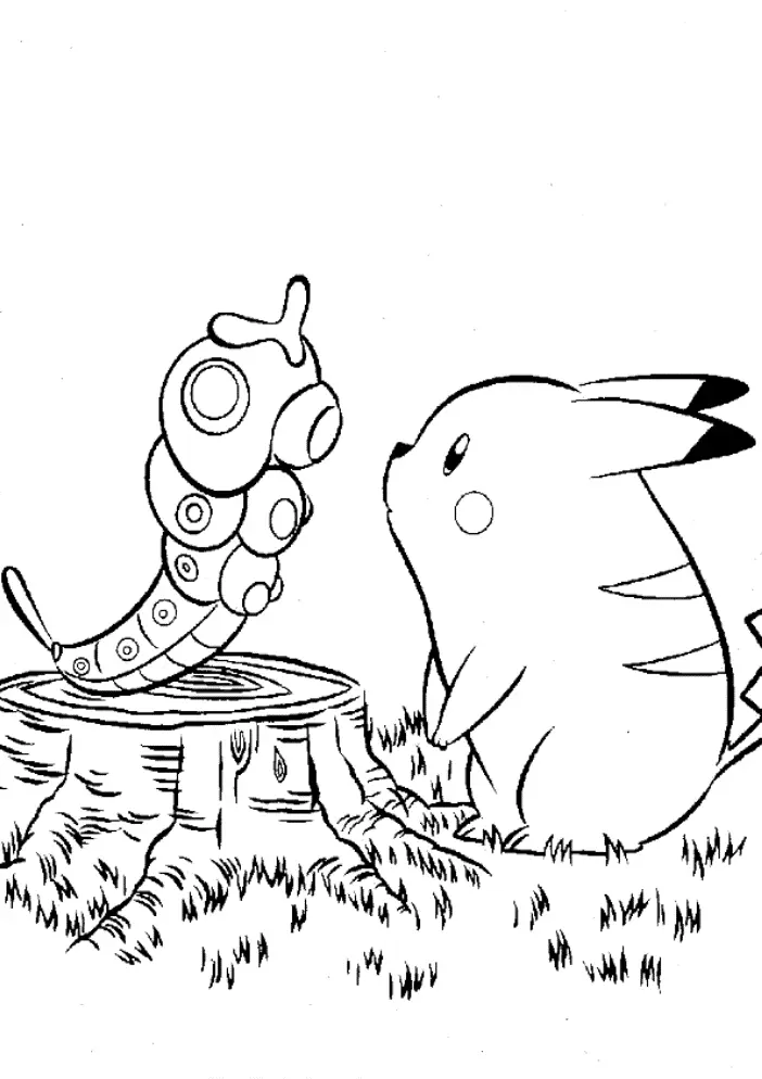 Pickachu Coloring Pages 56