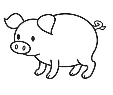 Pig Coloring Pages 4