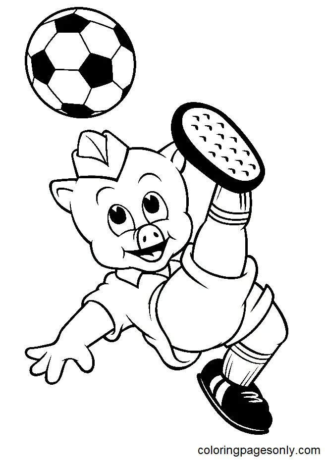 Piggly Wiggly Para Colorear 11