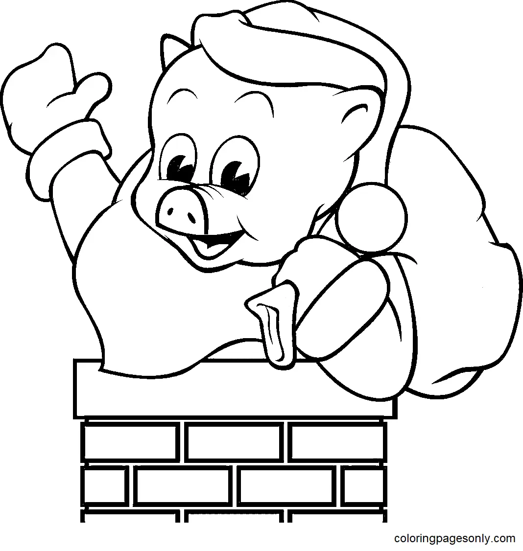 Piggly Wiggly Para Colorear 12