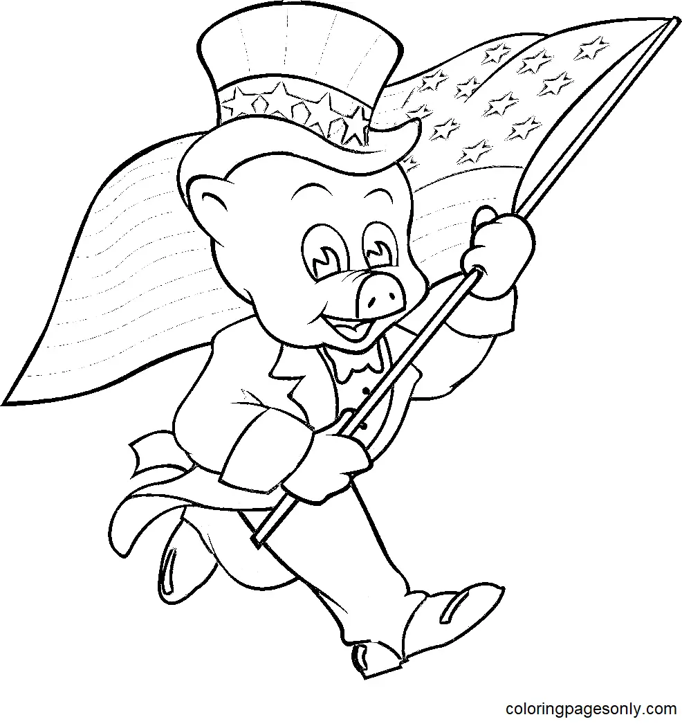 Piggly Wiggly Para Colorear 14