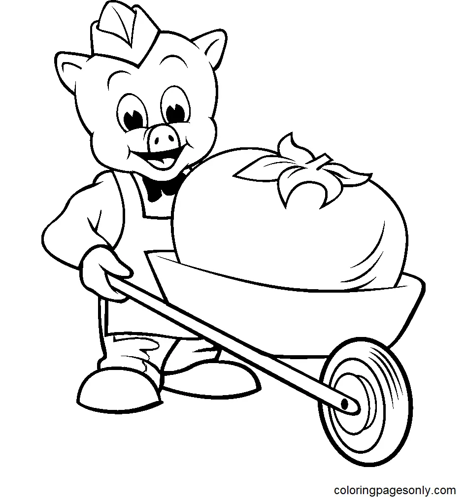 Piggly Wiggly Para Colorear 15