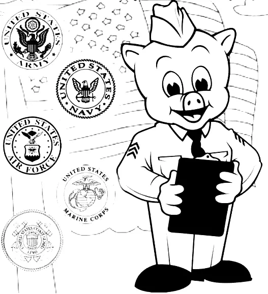 Piggly Wiggly Para Colorear 17