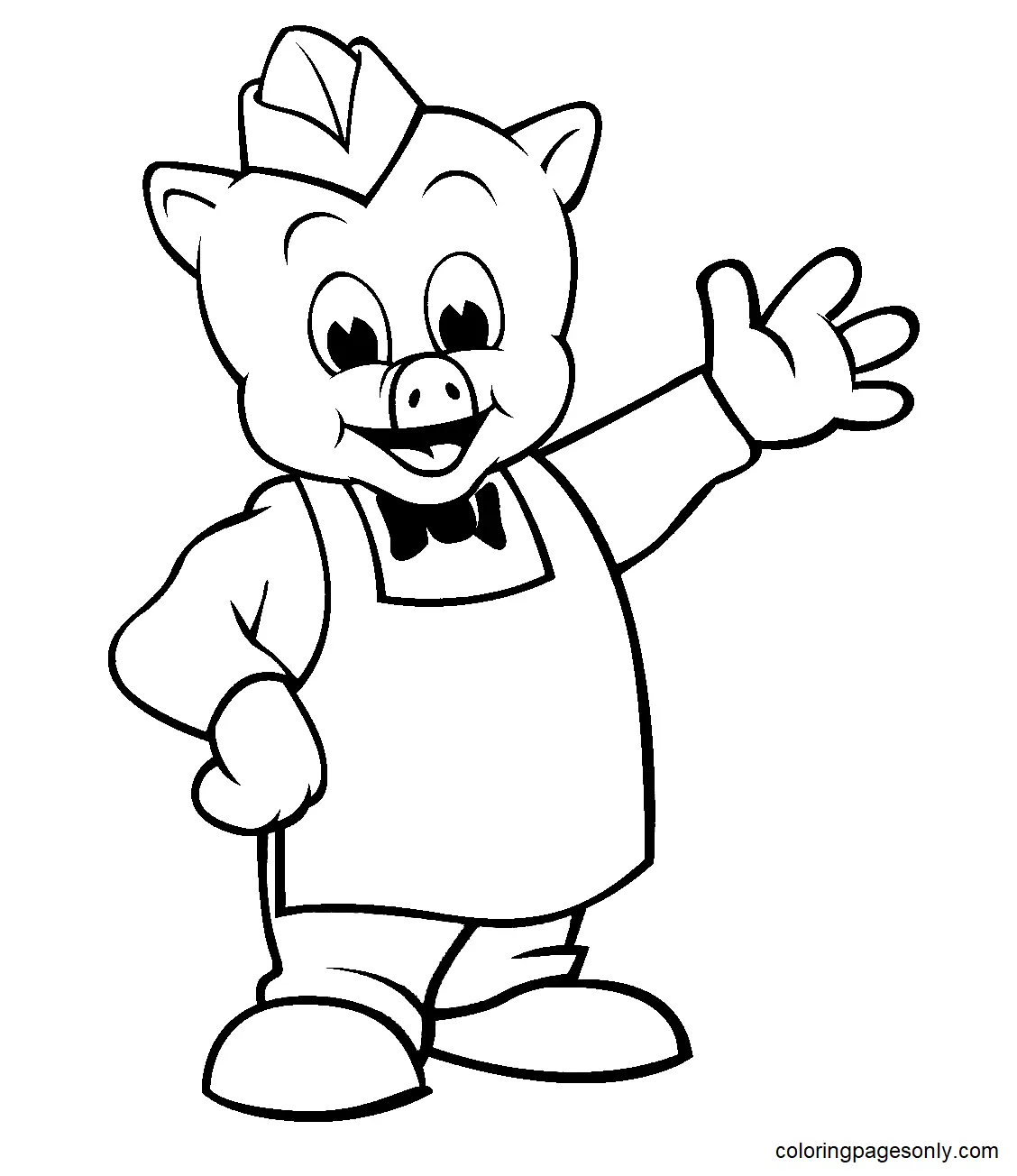 Piggly Wiggly Para Colorear 2