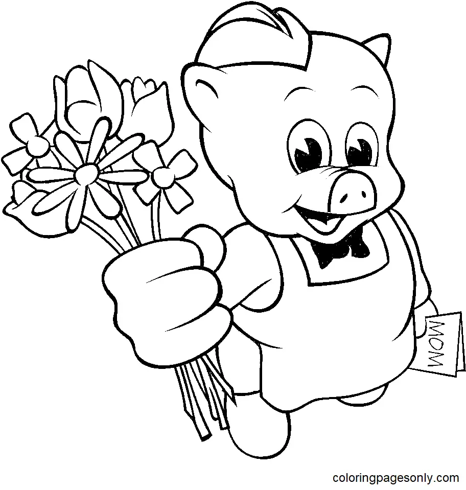 Piggly Wiggly Para Colorear 21