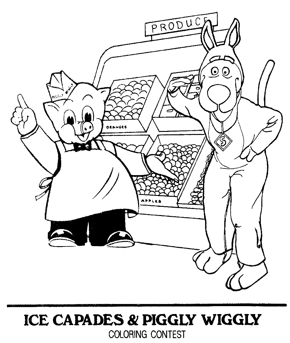 Piggly Wiggly Para Colorear 25