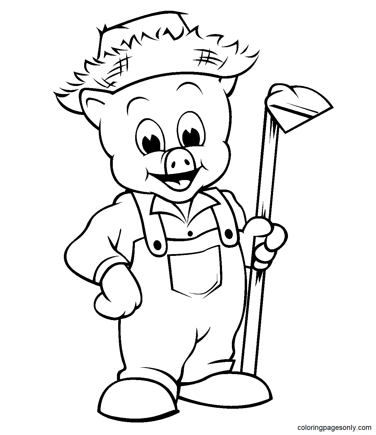 Piggly Wiggly Para Colorear 3