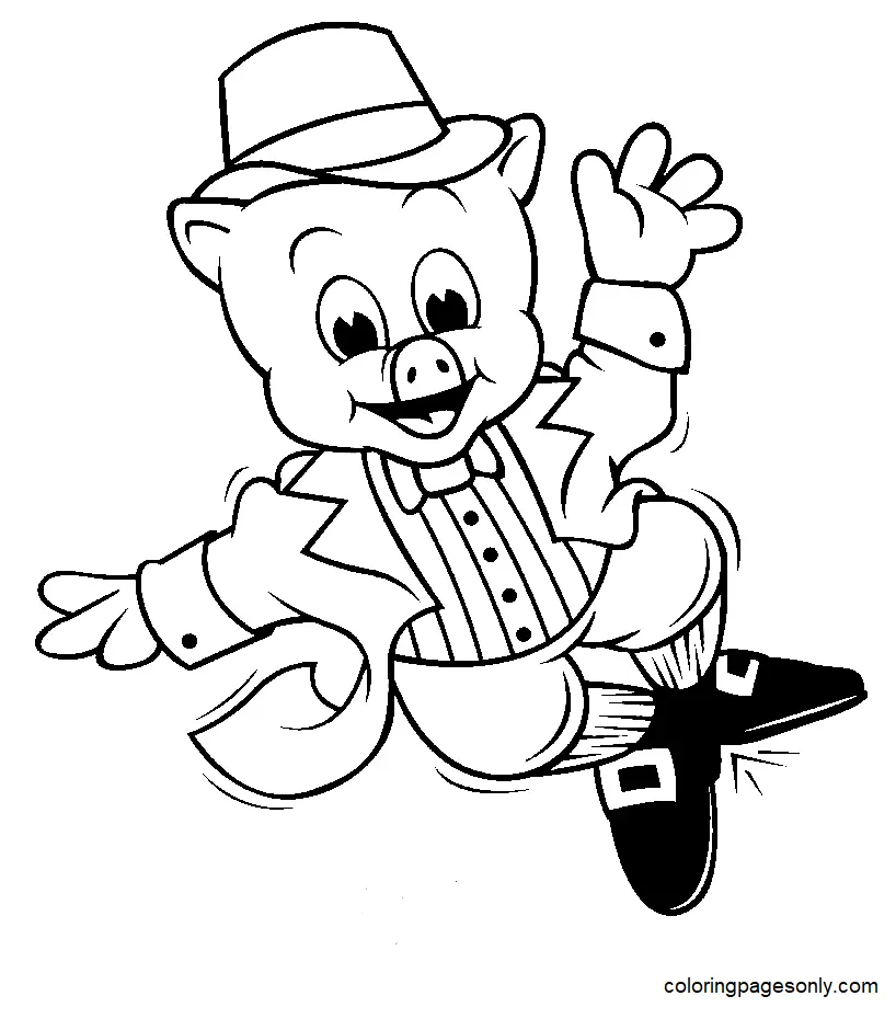 Piggly Wiggly Para Colorear 8