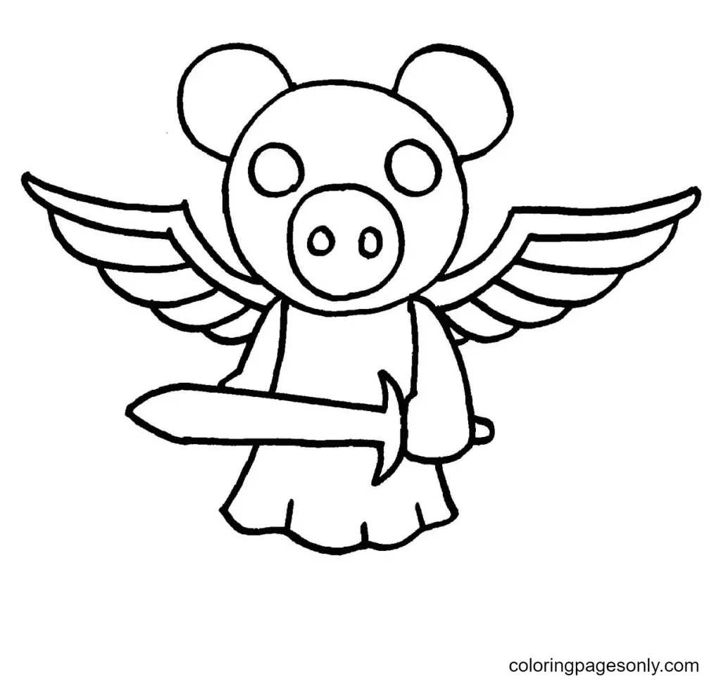 Piggy Coloring Pages 10