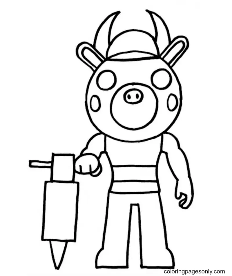 Piggy Coloring Pages 48