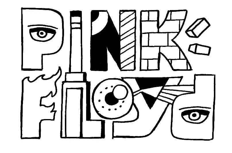 Pink Floyd Coloring Pages 5