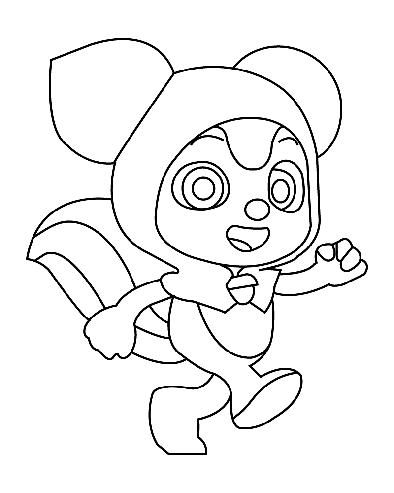 Pinkfong Coloring Page 15