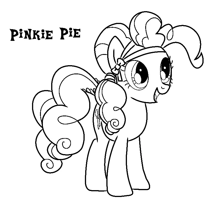 Desenhos de Pinkie Pie Para Colorir 79