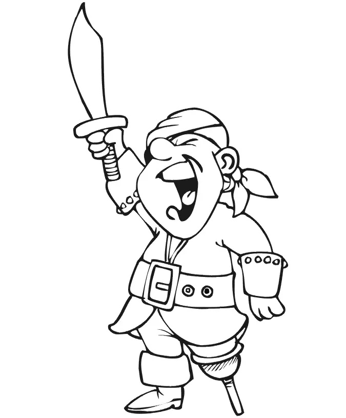 Desenhos de Piratas Para Colorir 66