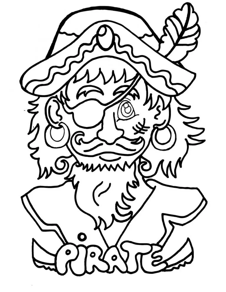 Piratas Para Colorear 79