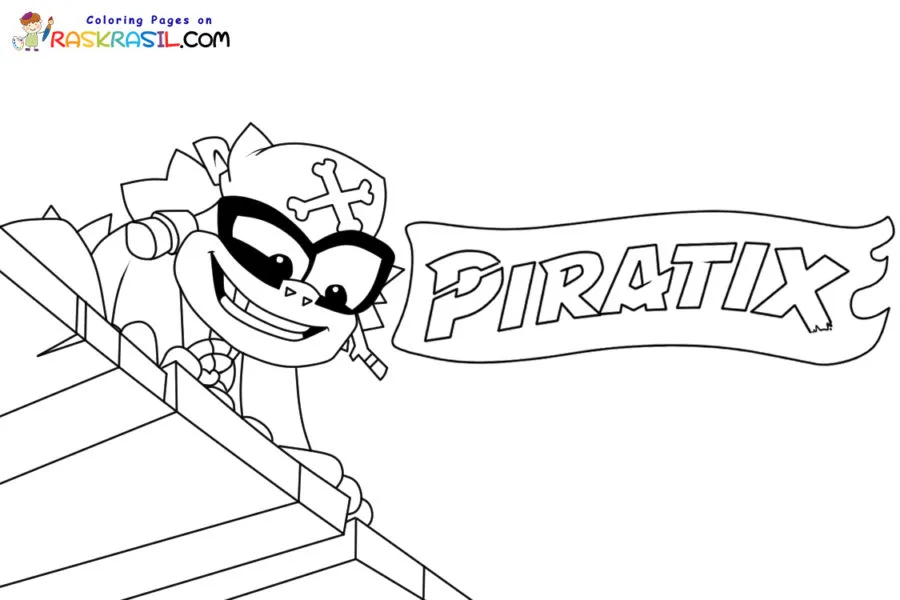 Piratix Coloring Pages 1