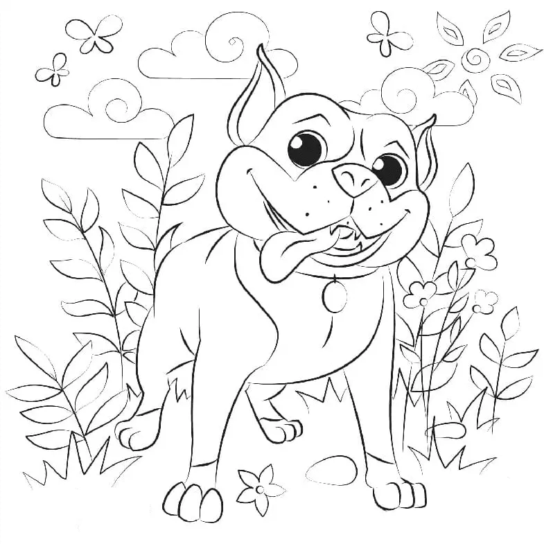 Pitbull Para Colorear 31