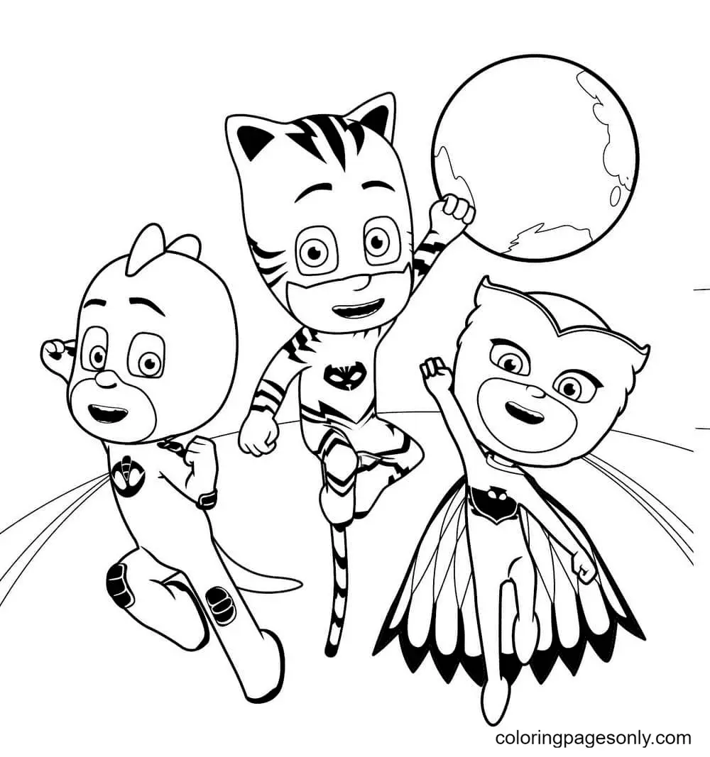 PJ Masks Ausmalbilder 49