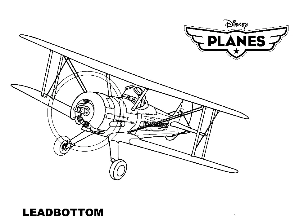 Planes Coloring Pages