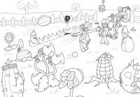 Desenhos de Plants Vs Zombies Para Colorir 107